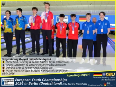 Foto des Albums: Fotoalbum 7 von den European Youth Championships 2026 in Berlin, City-Bowling Hasenheide