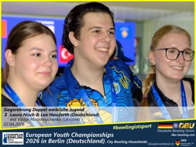 Foto des Albums: Fotoalbum 7 von den European Youth Championships 2026 in Berlin, City-Bowling Hasenheide