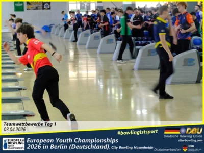 Foto des Albums: Fotoalbum 8 von den European Youth Championships 2026 in Berlin, City-Bowling Hasenheide