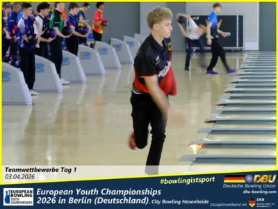 Foto des Albums: Fotoalbum 8 von den European Youth Championships 2026 in Berlin, City-Bowling Hasenheide