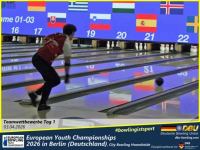 Foto des Albums: Fotoalbum 8 von den European Youth Championships 2026 in Berlin, City-Bowling Hasenheide