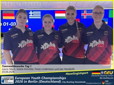Foto des Albums: Fotoalbum 8 von den European Youth Championships 2026 in Berlin, City-Bowling Hasenheide