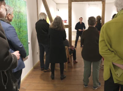 Foto des Albums: Ausstellungseröffnung Gabriele Styppa »Haupt- und Nebenwege« Malerei - Fotografie - Objekte