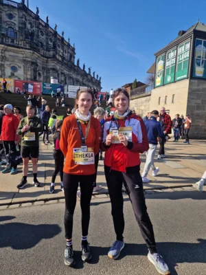 Nach 5 km am Ziel 