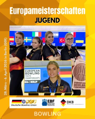 Fiona Lindemann (Einzel) und das deutsche Team gewannen Bronze bei den Jugend-Europameisterschaften 2026 in Berlin Foto: DBU 