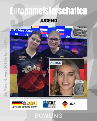 Lea Hassforth und Laura Nisch im Doppel sowie Fiona Lindemann im All Event errangen Silber bei den Jugend-Europameisterschaften 2026 in Berlin Foto: DBU 