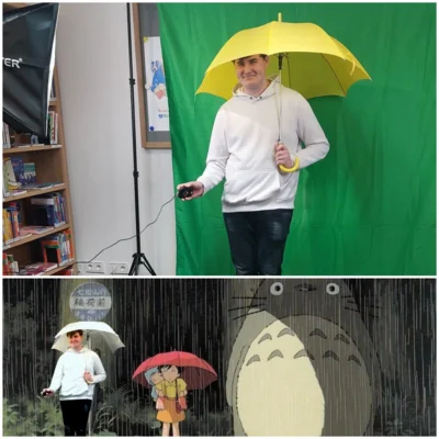 Vorschaubild: Digital-AG Klasse 6: Green Screen