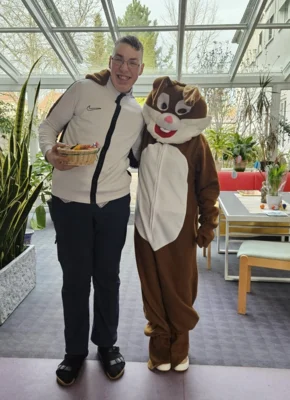 Foto des Albums: Osterhasenbesuch in der Wohnstätte