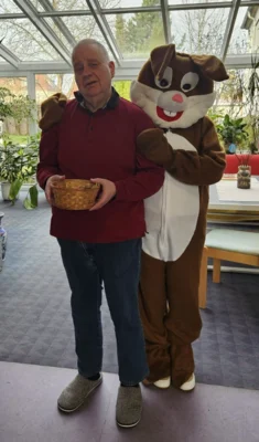 Foto des Albums: Osterhasenbesuch in der Wohnstätte