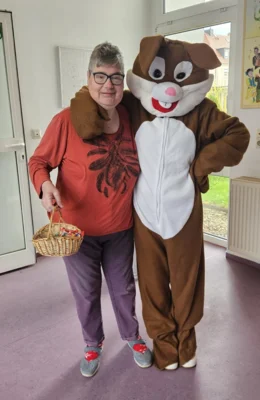 Foto des Albums: Osterhasenbesuch in der Wohnstätte