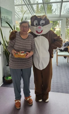 Foto des Albums: Osterhasenbesuch in der Wohnstätte