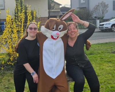 Foto des Albums: Osterhasenbesuch in der Wohnstätte