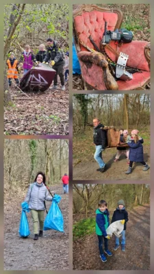 Helferinnen und Helfer von der Lessing-Grundschule (Foto: Doreen Trautermann).  (Bild vergr&ouml;&szlig;ern)