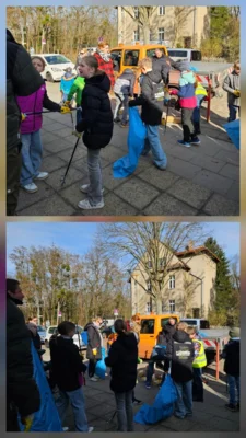 Die flei&szlig;igen Helferinnen und Helfer der Lessing-Grundschule waren rund um die Oberschule und den Poetenweg unterwegs (Foto: Doreen Trautermann).  (Bild vergr&ouml;&szlig;ern)