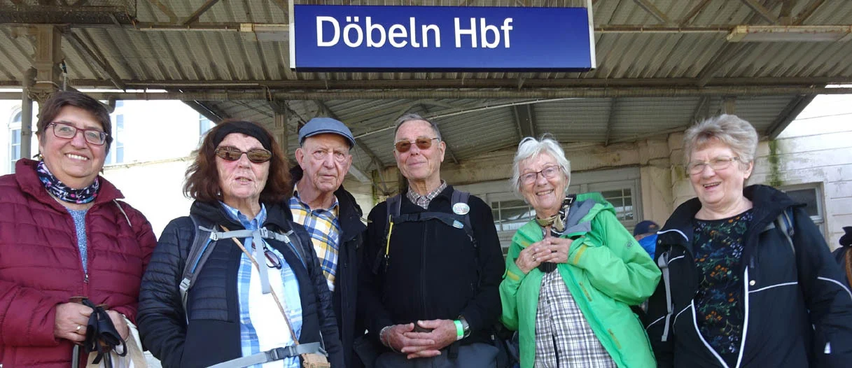 Bild: Zielfoto mit der 11 km-Hopfenberg-Gruppe (Foto W Gelhaar)