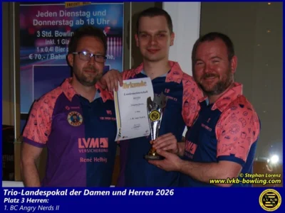 Foto des Albums: Trio-Landespokal der Damen und Herren 2026