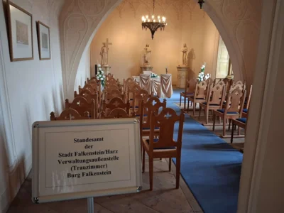 Trauzimmer der Stadt Falkenstein/Harz &copy;Ch.Breuer  (Bild vergr&ouml;&szlig;ern)