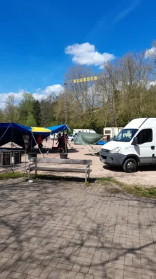 Foto des Albums: Aufbau Zirkuszelt