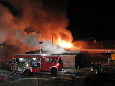 05.12.2009 - Brand des Bauhofs der Stadt Giengen  (Bild vergr&ouml;&szlig;ern)