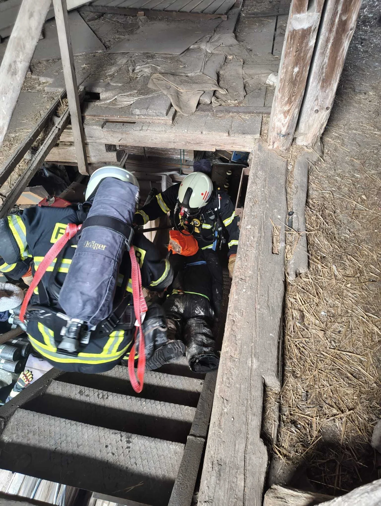 Bild: Rettungstreppe