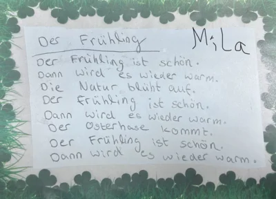 Foto des Albums: Frühlingsgedichte