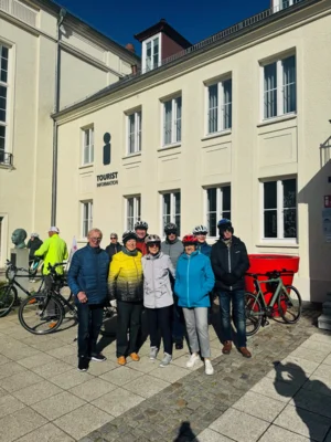 Vor dem Start in Wittenberge 