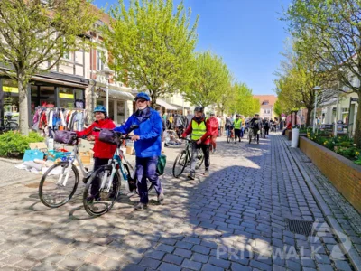 Foto des Albums: Frühlingserwachen Teil 1 - 127 Radlerinnen und Radler beim Anradeln in der Prignitz