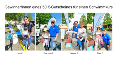 Unsere 4 Gutscheingewinner 