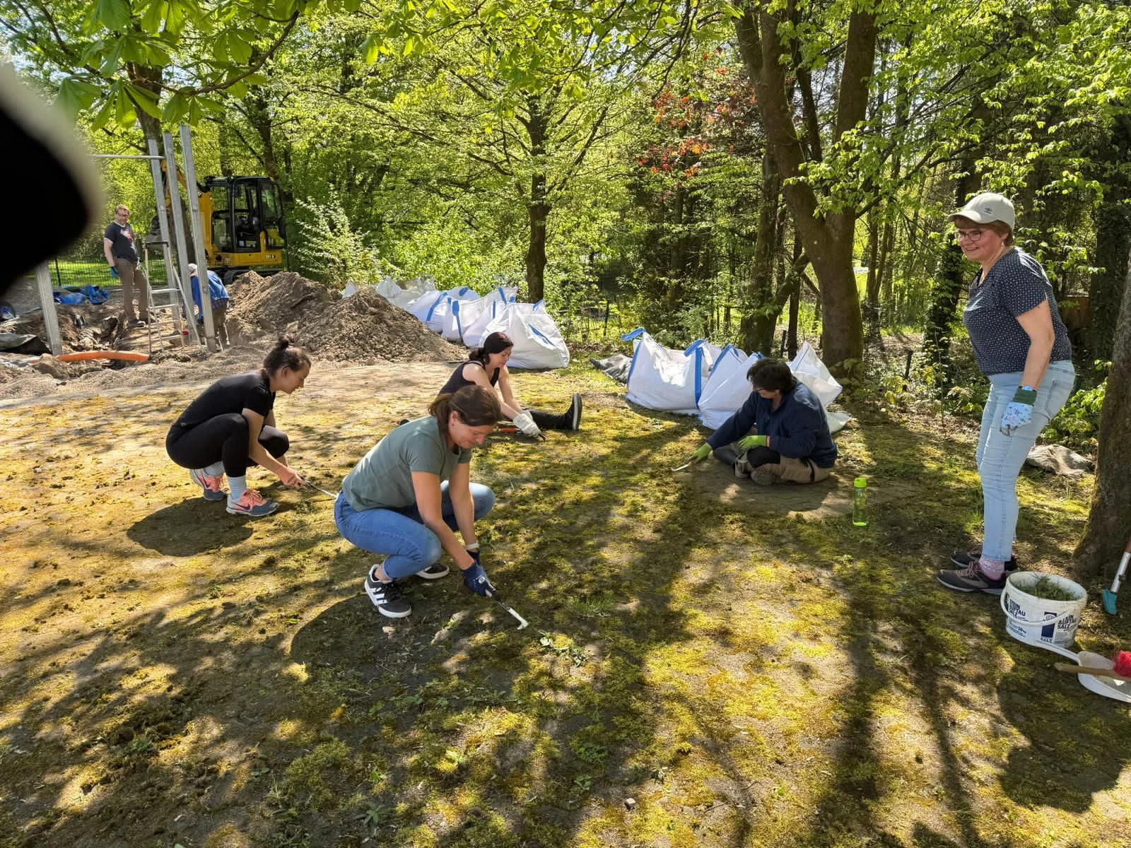 Bild: Handarbeit:erstmal das Grobe weg