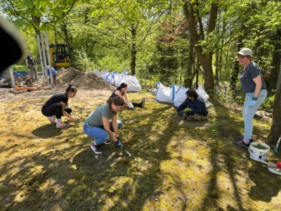 Vorschaubild: Handarbeit:erstmal das Grobe weg