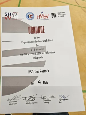 Foto des Albums: 2026 Norddeutsche Meisterschaft Volleyball U18m (30.​04.​2026)