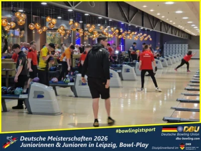 Foto des Albums: Fotoalbum 1 von den Deutsche Meisterschaften 2026 der  Juniorinnen & Junioren (U23) in Leipzig, Bowl-Play