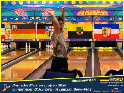 Foto des Albums: Fotoalbum 1 von den Deutsche Meisterschaften 2026 der  Juniorinnen & Junioren (U23) in Leipzig, Bowl-Play