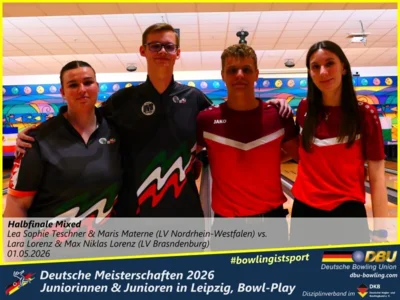 Foto des Albums: Fotoalbum 1 von den Deutsche Meisterschaften 2026 der  Juniorinnen & Junioren (U23) in Leipzig, Bowl-Play