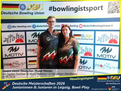 Foto des Albums: Fotoalbum 1 von den Deutsche Meisterschaften 2026 der  Juniorinnen & Junioren (U23) in Leipzig, Bowl-Play