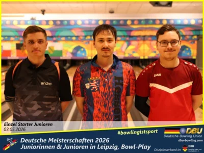 Foto des Albums: Fotoalbum 3 von den Deutsche Meisterschaften 2026 der Juniorinnen & Junioren (U23) in Leipzig, Bowl-Play