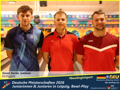 Foto des Albums: Fotoalbum 3 von den Deutsche Meisterschaften 2026 der Juniorinnen & Junioren (U23) in Leipzig, Bowl-Play