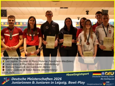 Foto des Albums: Fotoalbum 3 von den Deutsche Meisterschaften 2026 der Juniorinnen & Junioren (U23) in Leipzig, Bowl-Play