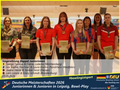 Foto des Albums: Fotoalbum 3 von den Deutsche Meisterschaften 2026 der Juniorinnen & Junioren (U23) in Leipzig, Bowl-Play