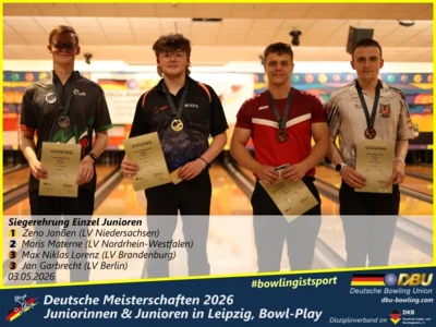 Foto des Albums: Fotoalbum 3 von den Deutsche Meisterschaften 2026 der Juniorinnen & Junioren (U23) in Leipzig, Bowl-Play