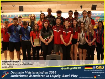 Foto des Albums: Fotoalbum 3 von den Deutsche Meisterschaften 2026 der Juniorinnen & Junioren (U23) in Leipzig, Bowl-Play