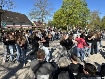 Gemeinsames Tanzen  (Bild vergr&ouml;&szlig;ern)