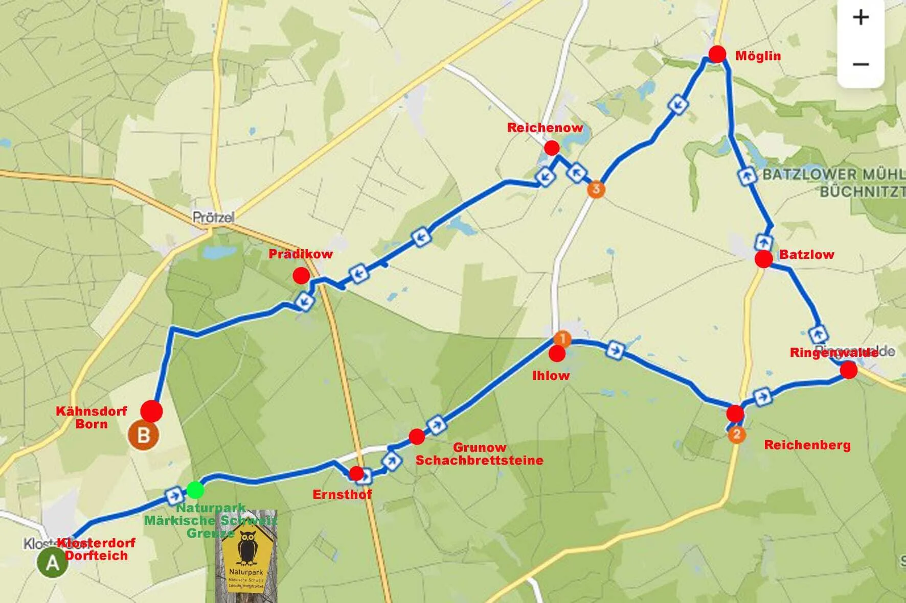 Bild: Tourverlauf