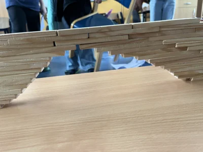 Br&uuml;cken aus KAPLA-Steinen 