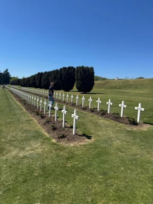 Der Soldatenfriedhof von Verdun  (Bild vergr&ouml;&szlig;ern)