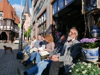Abendessen im Apfelweinhaus Schwarzer Adler 
