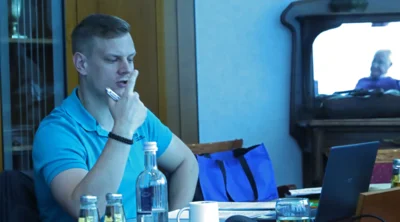 Sandro Brandt, Protokollant bei Pr&auml;sidiumstagung und Bundesversammlung. 