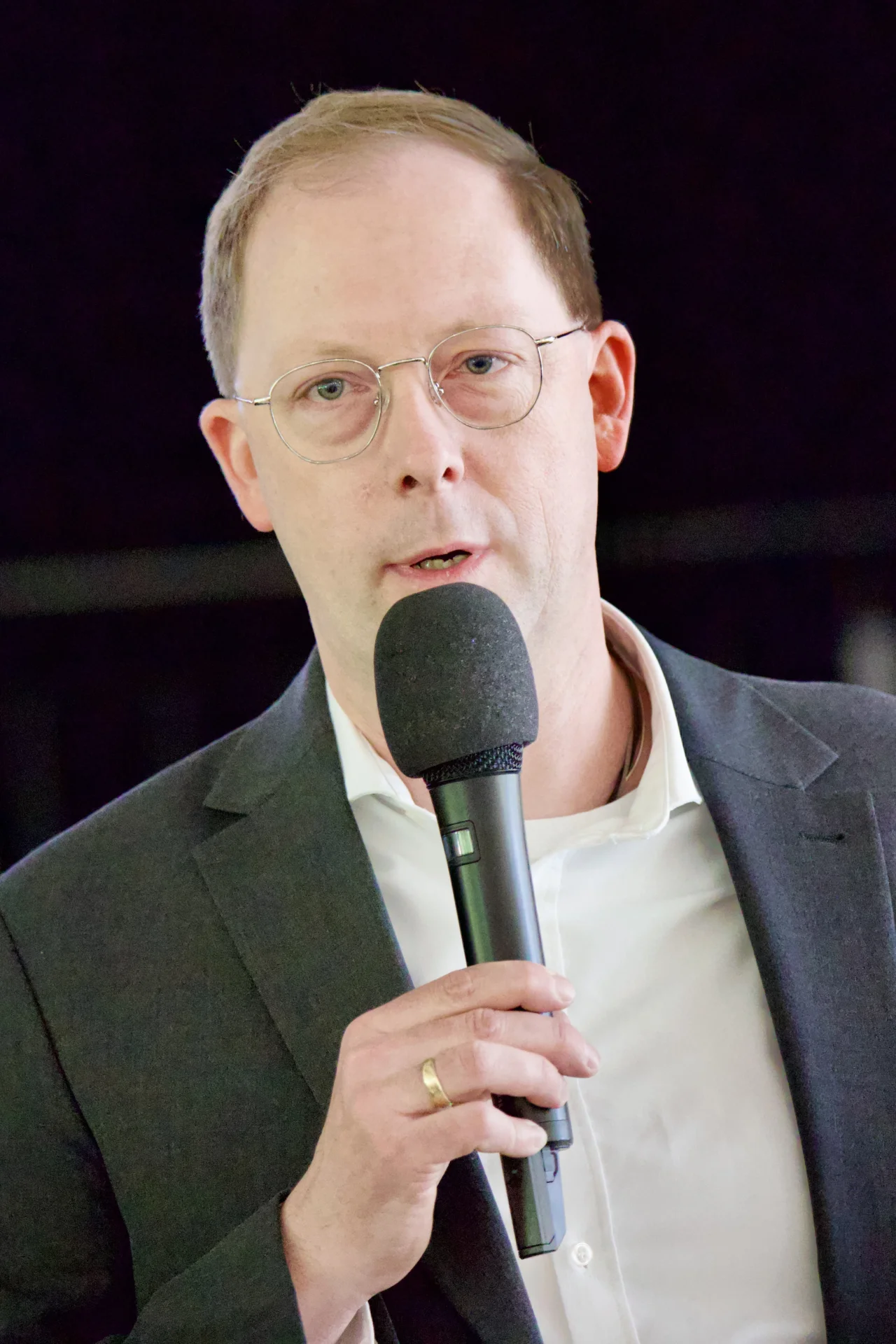Bild: Präsident Michael Scragg