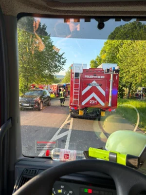 Foto des Albums: B 4 - Brand Landwirtschaftliches Anwesen Mellrichstadt