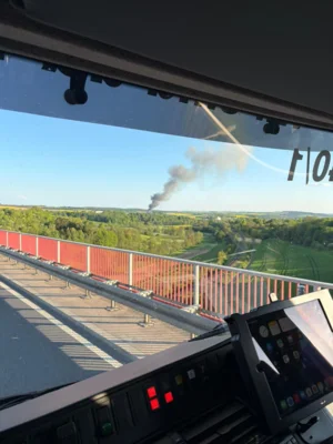 Foto des Albums: B 4 - Brand Landwirtschaftliches Anwesen Mellrichstadt